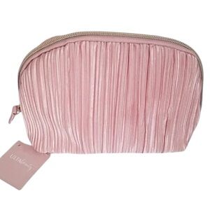 Ulta Elegant Pink Pleated Makeup Pouch
